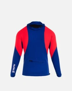 KAI LENNY X COAST GUARD HOODED LONG SLEEVE SURF TOP -HURLEY Sales MAT0000770 DEEPROYALBLUE 3