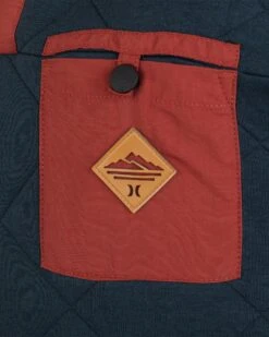 Middleton Quilted 1/4 Snap Fleece -HURLEY Sales MFT0011390 ARMORED NAVY 3