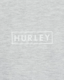 Exist Boxed Logo Cotton Jersey Graphic Tee -HURLEY Sales hfa20vmt 00912 grey grey 4