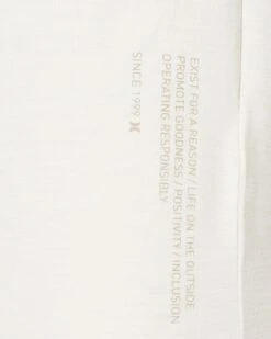 Exist Short Sleeve Performance Tee -HURLEY Sales hsp21vmt 01942 natural 3