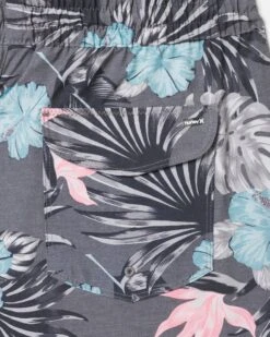 Essential Hibiscus Volley Boardshort 18" -HURLEY Sales hsp22vms 03918 dark grey 3
