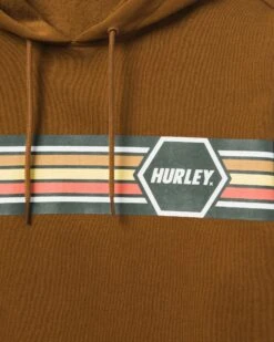 Hex Bar Fleece Pullover Hoodie -HURLEY Sales mft0010730 bronzed 3