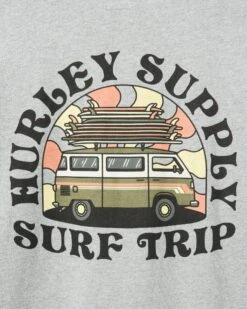 Everyday Recycled Surf Trip Long Sleeve -HURLEY Sales mts0032500 heather grey 3