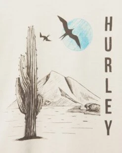Everyday Explore Lunch Time Dreamin T-Shirt -HURLEY Sales mts0033860 bone 3