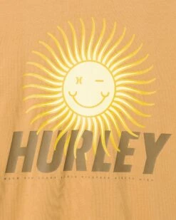 Everyday Explore Happy Sun Guy T-Shirt -HURLEY Sales mts0033930 earthstone 3