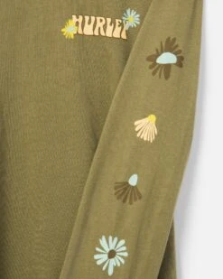 Everyday Sedona Long Sleeve -HURLEY Sales mts0034100 olive 3