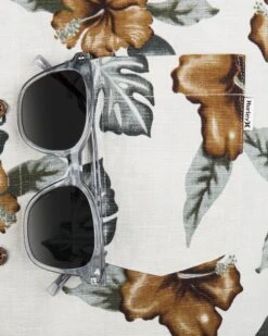 One And Only Lido Stretch Short Sleeve -HURLEY Sales mvs0005570 bone 3